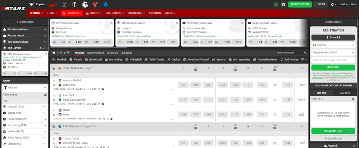 888Starz sports betting